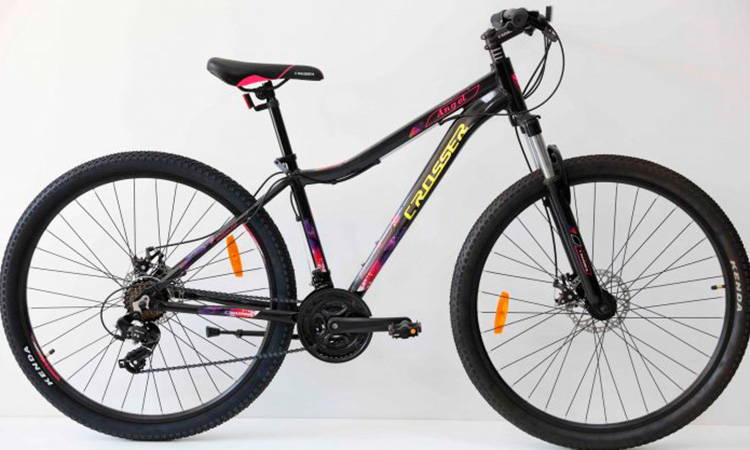 Фотографія Велосипед Crosser Angel 26" 2021, розмір М, black 